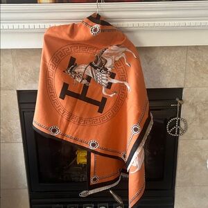 Beautiful pashmina style shawl with the “feel” of cashmere!